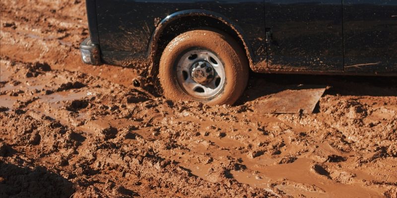 Optimal Health Quiz - car stuck in the mud